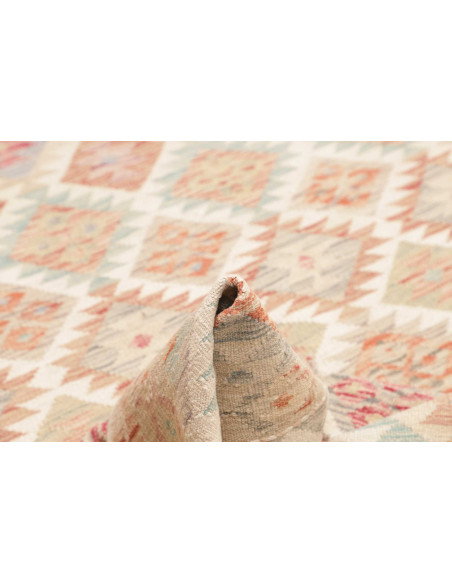 Tappeto Kilim Afghanistan 153x192 Crema Di Pesc