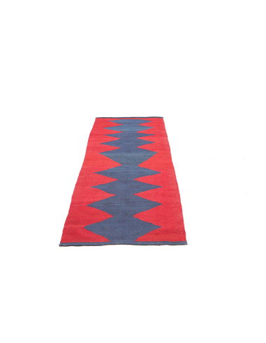 Rug Kilim Vintage Persia 77x214 Terracotta Red