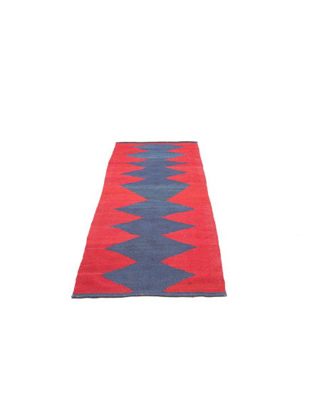 Tappeto Kilim Vintage Persia 77x214 Rosso Terra