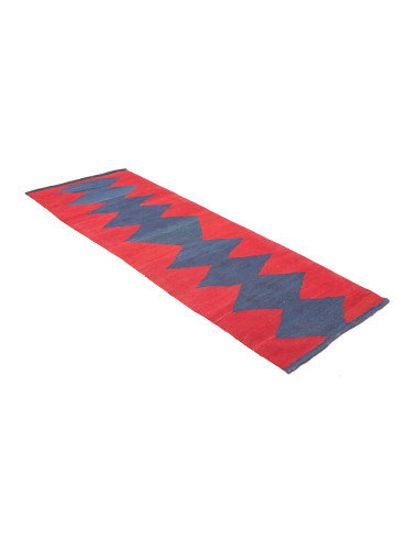 Tappeto Kilim Vintage Persia 77x214 Rosso Terra