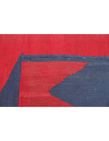 Tappeto Kilim Vintage Persia 77x214 Rosso Terra