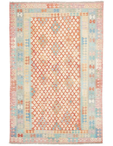 Rug Kilim Afghanistan 202x301 Terracotta Orange