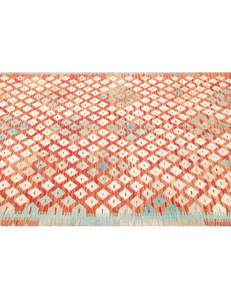 Tappeto Kilim Afghanistan 202x301 Arancio Terra