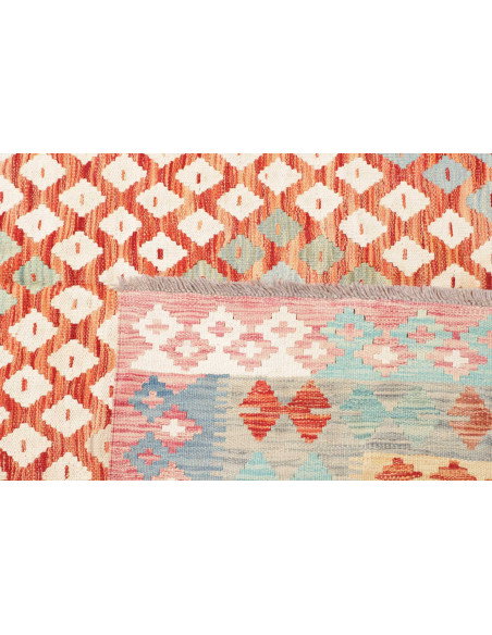 Rug Kilim Afghanistan 202x301 Terracotta Orange