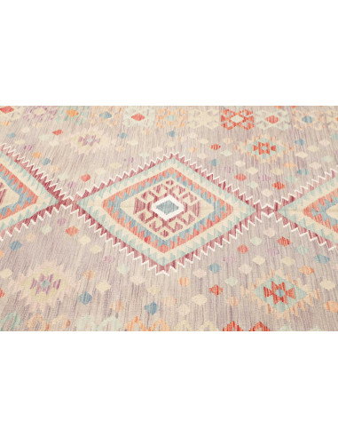 Rug Kilim Afghanistan 202x302 Muted Grey-beige