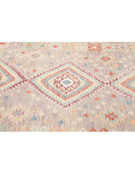 Rug Kilim Afghanistan 202x302 Muted Grey-beige