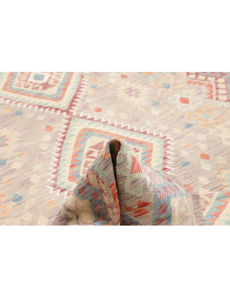 Rug Kilim Afghanistan 202x302 Muted Grey-beige