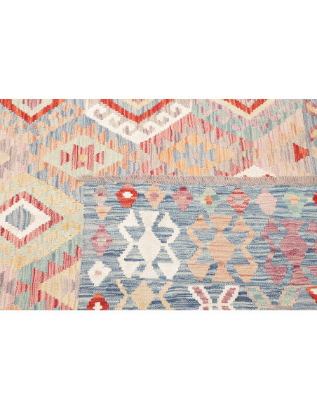 Rug Kilim Afghanistan 202x304 Light Blue Aquama