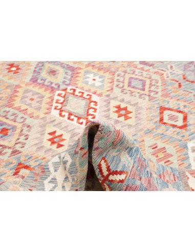 Rug Kilim Afghanistan 202x304 Light Blue Aquama