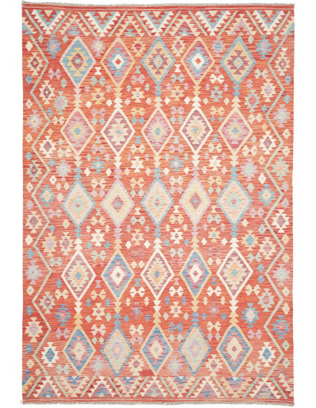 Tappeto Kilim Afghanistan 204x304 Terracotta Az