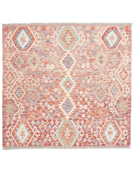 Rug Kilim Afghanistan 159x152 Terracotta Red Li