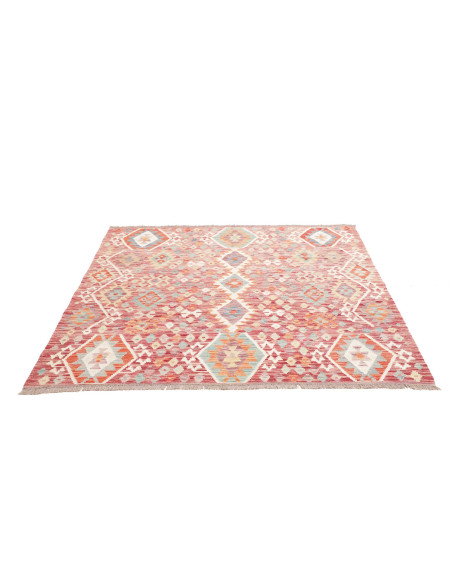 Rug Kilim Afghanistan 159x152 Terracotta Red Li