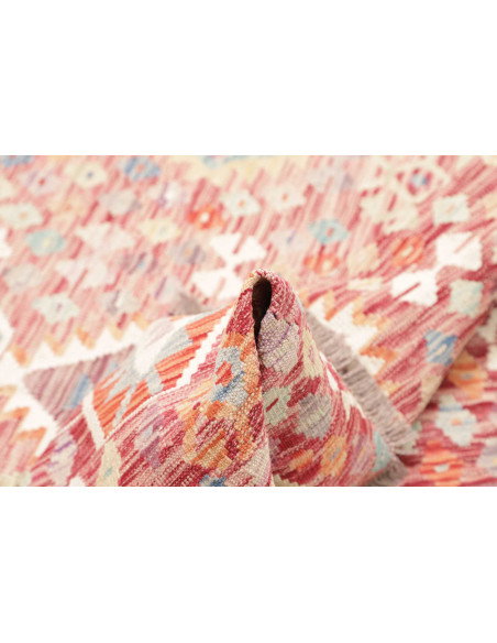 Tappeto Kilim Afghanistan 159x152 Rosso Terraco