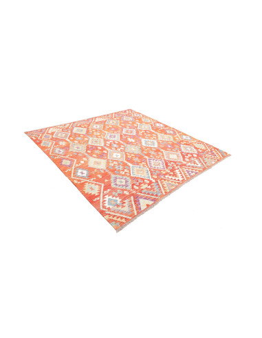 Tappeto Kilim Afghanistan 203x205 Terracotta Ar
