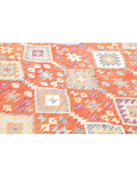 Rug Kilim Afghanistan 203x205 Terracotta Orange