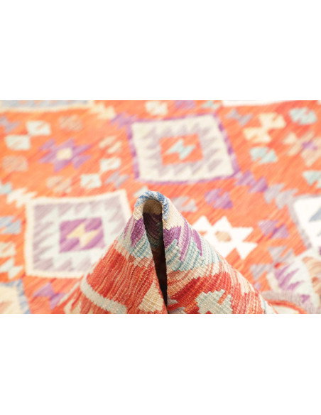 Rug Kilim Afghanistan 203x205 Terracotta Orange