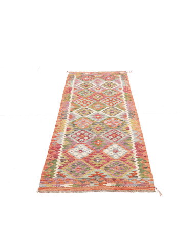 Rug Kilim Afghanistan 79x239 Multicolor Predomi