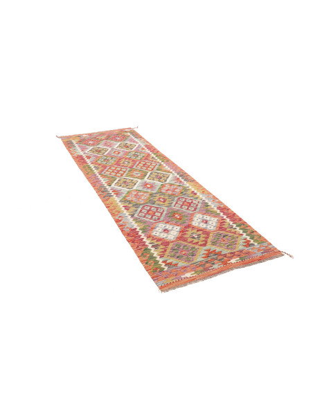 Rug Kilim Afghanistan 79x239 Multicolor Predomi
