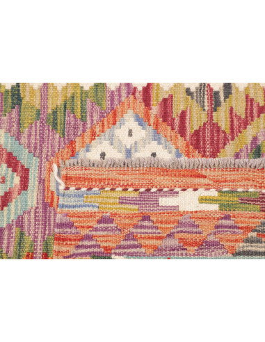 Rug Kilim Afghanistan 79x239 Multicolor Predomi