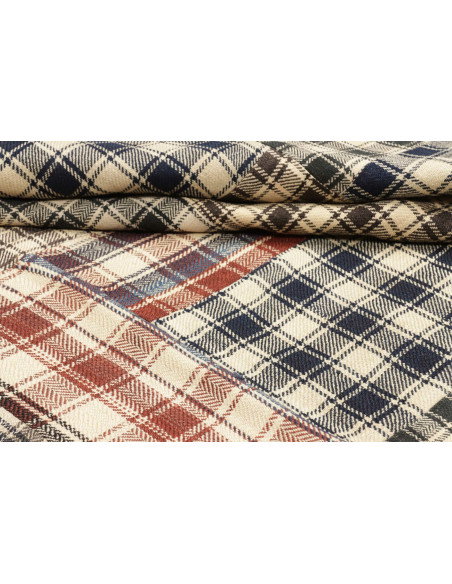 Patch 167x243 Cm Patch Persia Hand-carded Wool (warp: