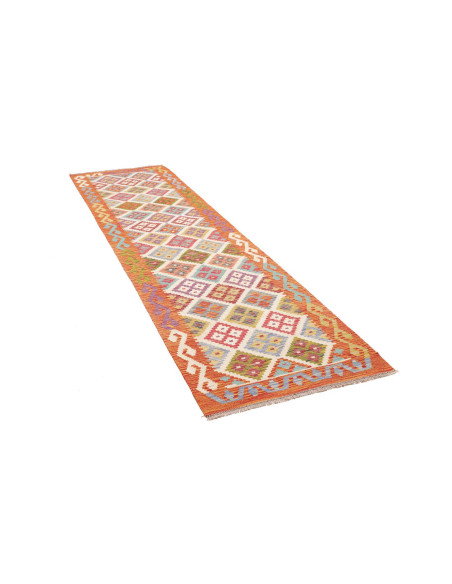 Rug Kilim Afghanistan 79x298 Terracotta Orange