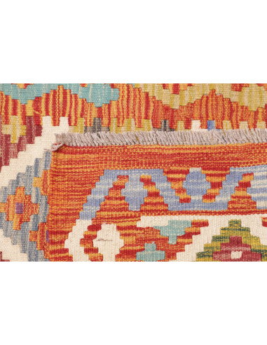 Tappeto Kilim Afghanistan 79x298 Arancio Terrac