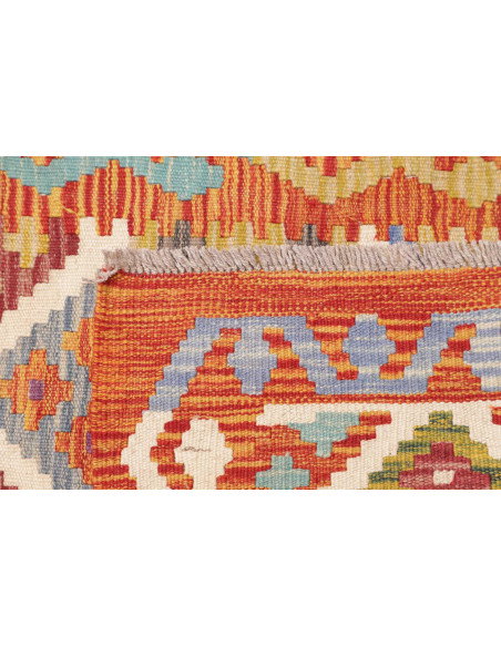 Tappeto Kilim Afghanistan 79x298 Arancio Terrac