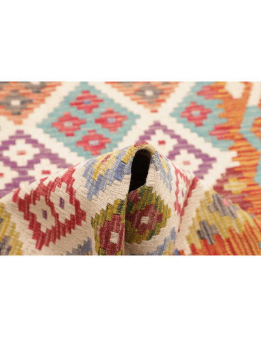 Rug Kilim Afghanistan 79x298 Terracotta Orange