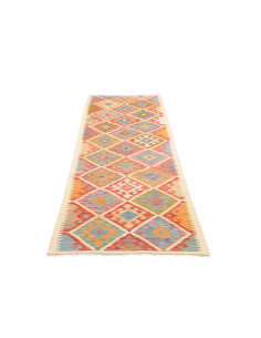 Tappeto Kilim Afghanistan 80x290 Multicolore Di 2