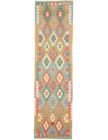 Tappeto Kilim Afghanistan 81x294 Multicolore To