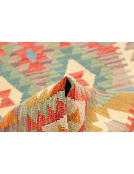 Tappeto Kilim Afghanistan 81x294 Multicolore To