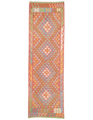 Rug Kilim Afghanistan 85x292 Terracotta Multico
