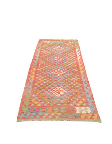 Rug Kilim Afghanistan 85x292 Terracotta Multico