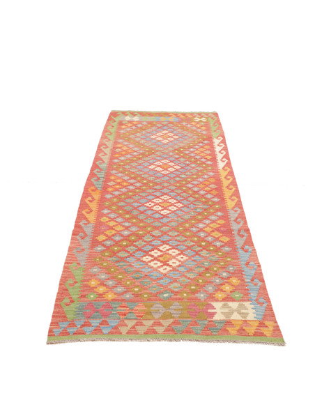 Rug Kilim Afghanistan 85x292 Terracotta Multico