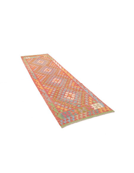 Rug Kilim Afghanistan 85x292 Terracotta Multico