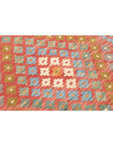 Rug Kilim Afghanistan 85x292 Terracotta Multico