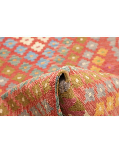 Rug Kilim Afghanistan 85x292 Terracotta Multico