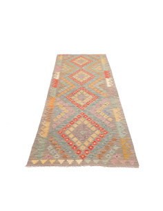 Tappeto Kilim Afghanistan 84x294 Grigio Beige T 2
