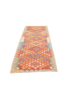 Tappeto Kilim Afghanistan 88x287 Terracotta Ara 2