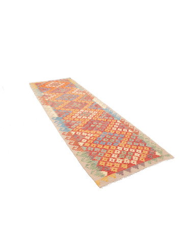 Rug Kilim Afghanistan 88x287 Terracotta Orange