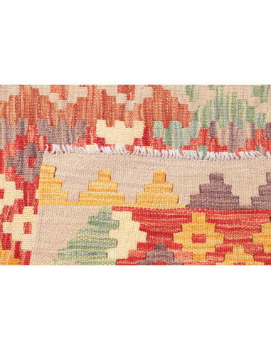 Rug Kilim Afghanistan 88x287 Terracotta Orange