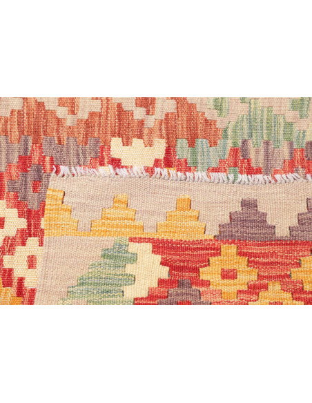 Rug Kilim Afghanistan 88x287 Terracotta Orange