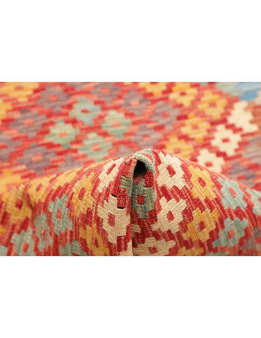 Rug Kilim Afghanistan 88x287 Terracotta Orange