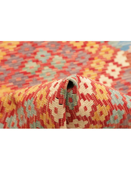 Rug Kilim Afghanistan 88x287 Terracotta Orange