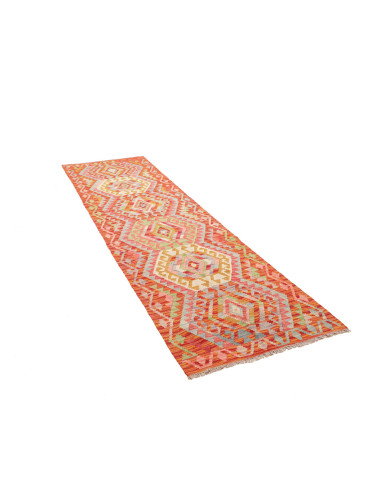 Rug Kilim Afghanistan 85x298 Terracotta Coral