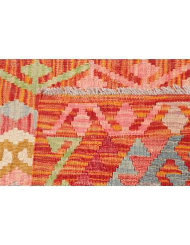Rug Kilim Afghanistan 85x298 Terracotta Coral