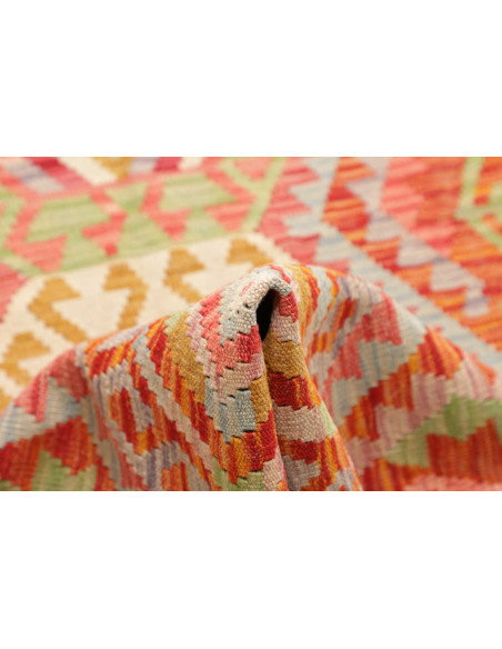 Rug Kilim Afghanistan 85x298 Terracotta Coral