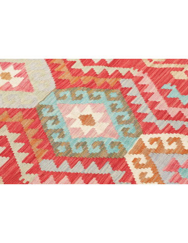 Rug Kilim Afghanistan 82x302 Terracotta Red Lig