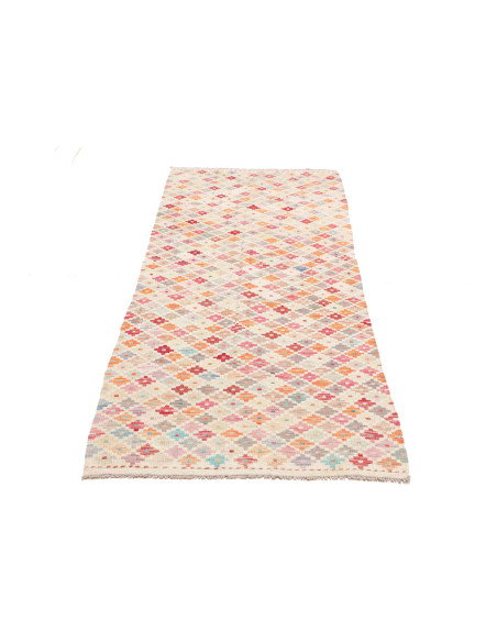Rug Kilim Afghanistan 79x242 Off-white Multi-co