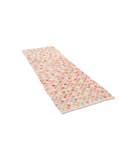 Rug Kilim Afghanistan 79x242 Off-white Multi-co